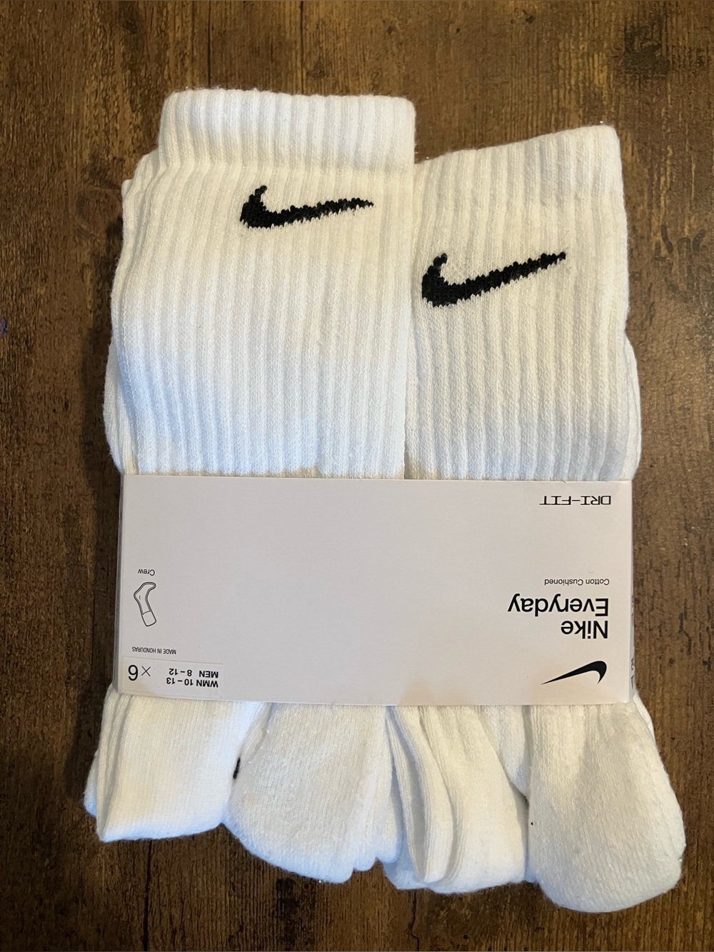 Nike crew socks 6x